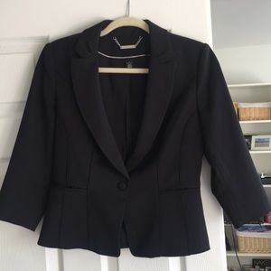 White House Black Market Black Suit Jacket